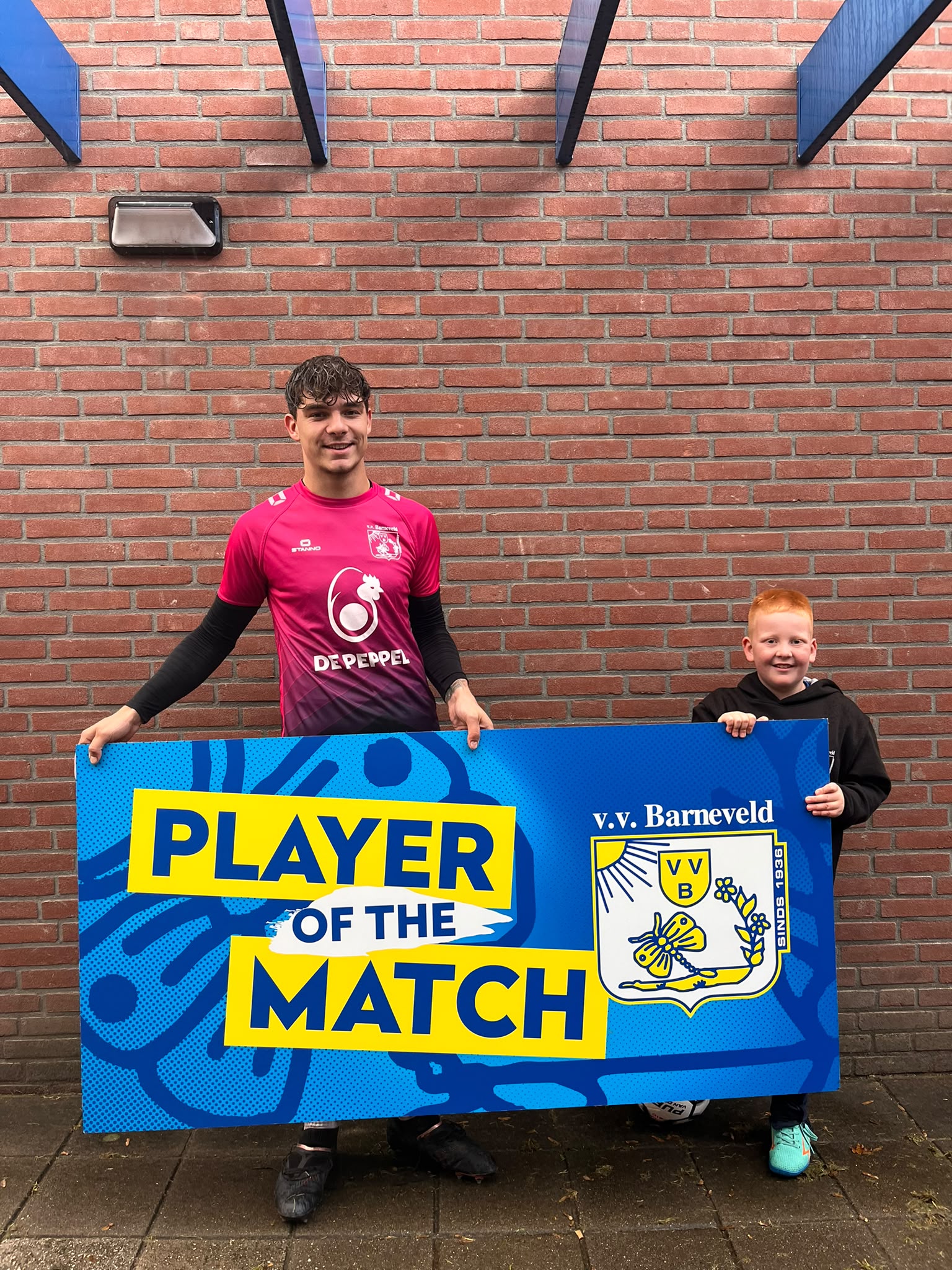 Damian van Veluw verkozen tot Player of the Match!